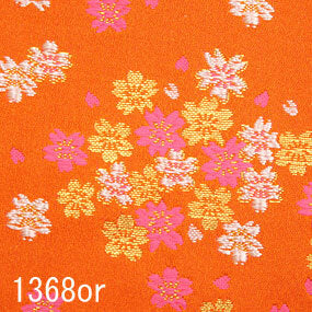 Japanese woven fabric Kinran  1368or