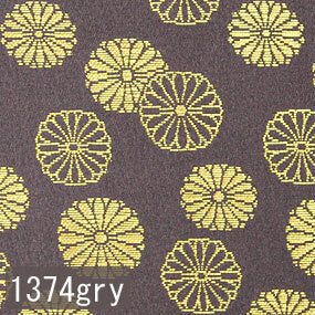 Japanese woven fabric Kinran  1374gry