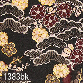 Japanese woven fabric Kinran  1383bk