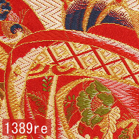 Japanese woven fabric Kinran  1389re