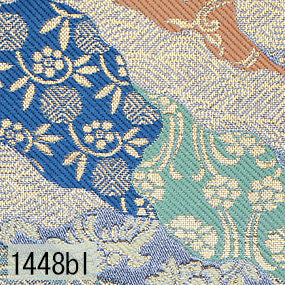 Japanese woven fabric Kinran  1448bl