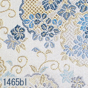 Japanese woven fabric Kinran  1465bl