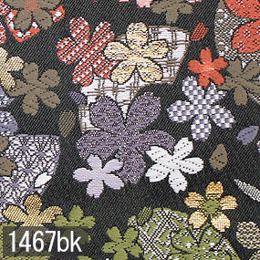 Japanese woven fabric Kinran  1467bk