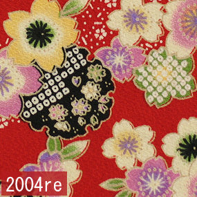 Japanese woven fabric Chirimen  2004re