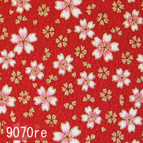 Japanese woven fabric Chirimen  9070re