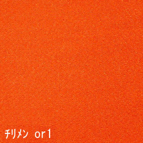 Japanese crepe fabric Oni Chirimen-or-1