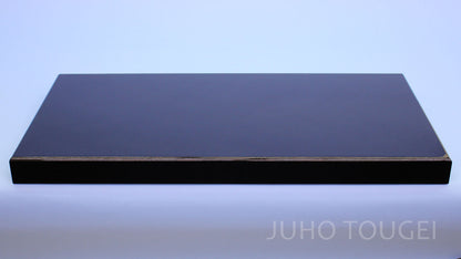 20号角型黒塗り台