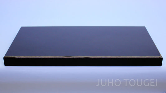 20号角型黒塗り台