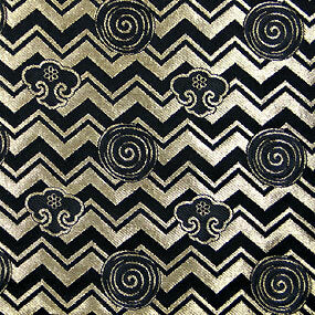 Japanese woven fabric Kinran  1043bk