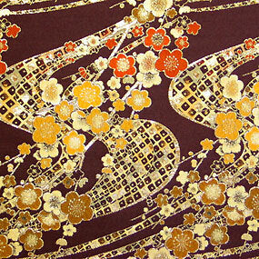 Japanese woven fabric Kinran  0057br