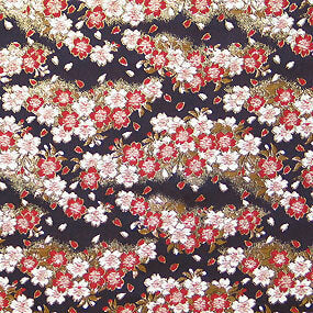 Japanese woven fabric Kinran  1008bl