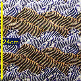 Japanese woven fabric Kinran  1076bk