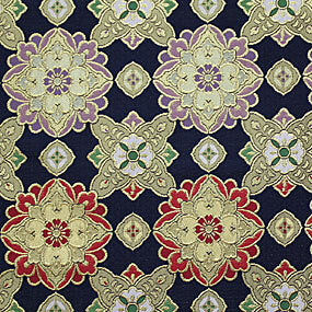 Japanese woven fabric Kinran  0080bk