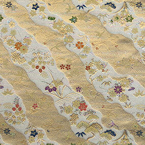 Japanese woven fabric Kinran  1034wh