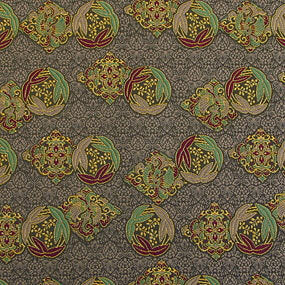 Japanese woven fabric Kinran  1212br