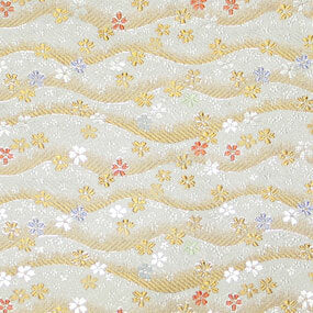 Japanese woven fabric Kinran  1266wh