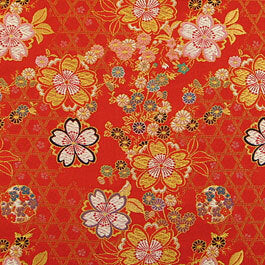 Japanese woven fabric Kinran  1282re