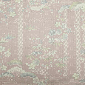 Japanese woven fabric Yuzen 1347pu