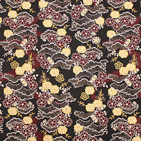 Japanese woven fabric Kinran  1383bk