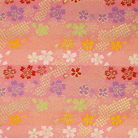 Japanese woven fabric Kinran  1306pi