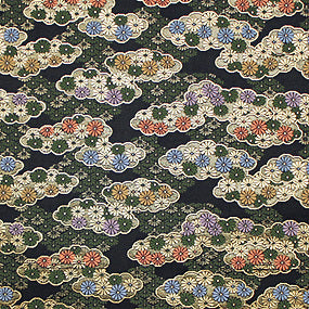 Japanese woven fabric Kinran  1460bl