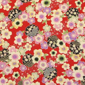 Japanese woven fabric Chirimen  2004re