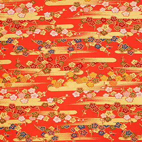 Japanese woven fabric Kinran  1397re