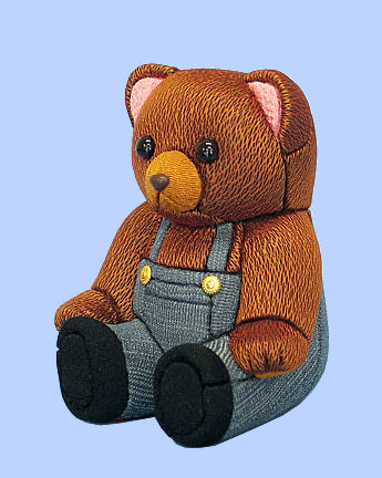 Kimekomi Doll #208 TEDDY BEAR DENIM