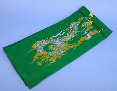 五月人形用付属品毛氈。35号三段（箔押し龍）