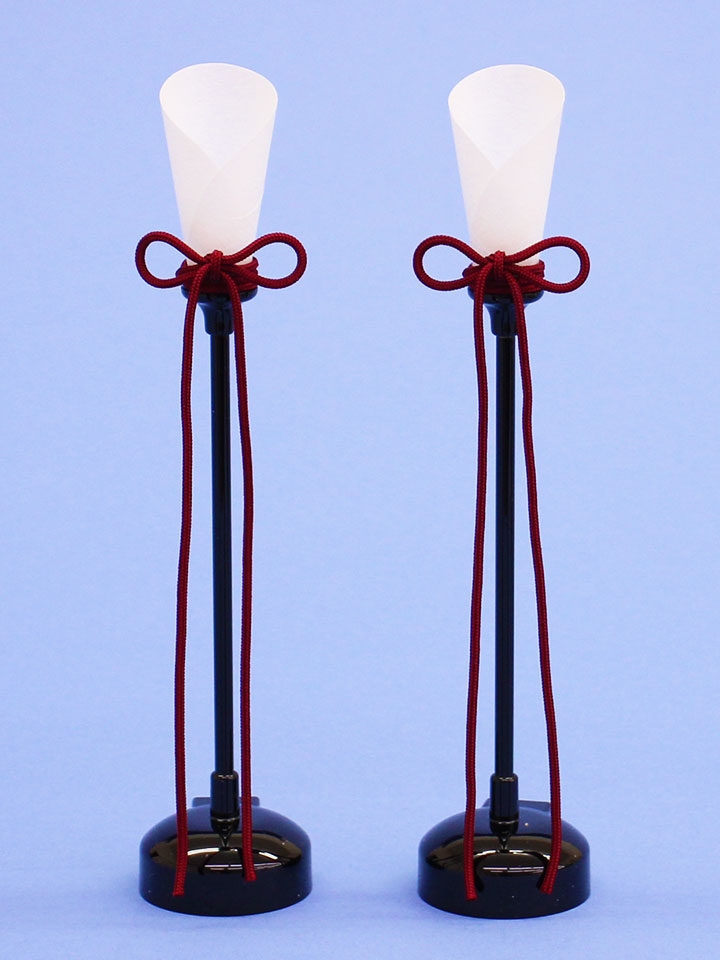  LEDコードレスミニ燭台 (樹脂製)