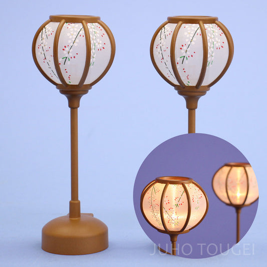 雏人偶灯笼（树脂）13厘米迷你自然垂泪LED无绳灯