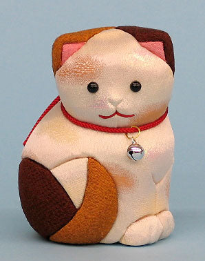 木目込み人形材料 No196 お福ねこ