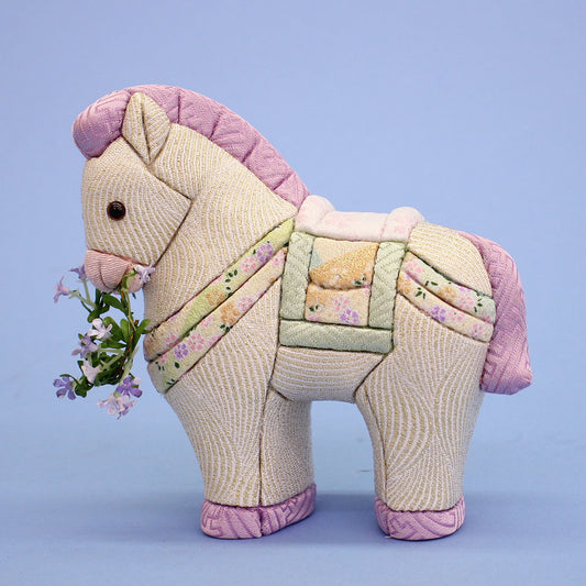 木目込み人形干支午　＃6　希望(きぼう)　真横