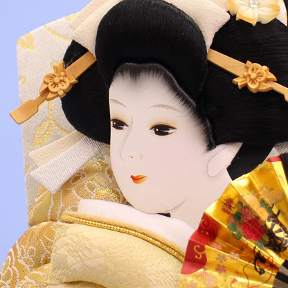 13号金彩華流水　スタンド付き　お顔