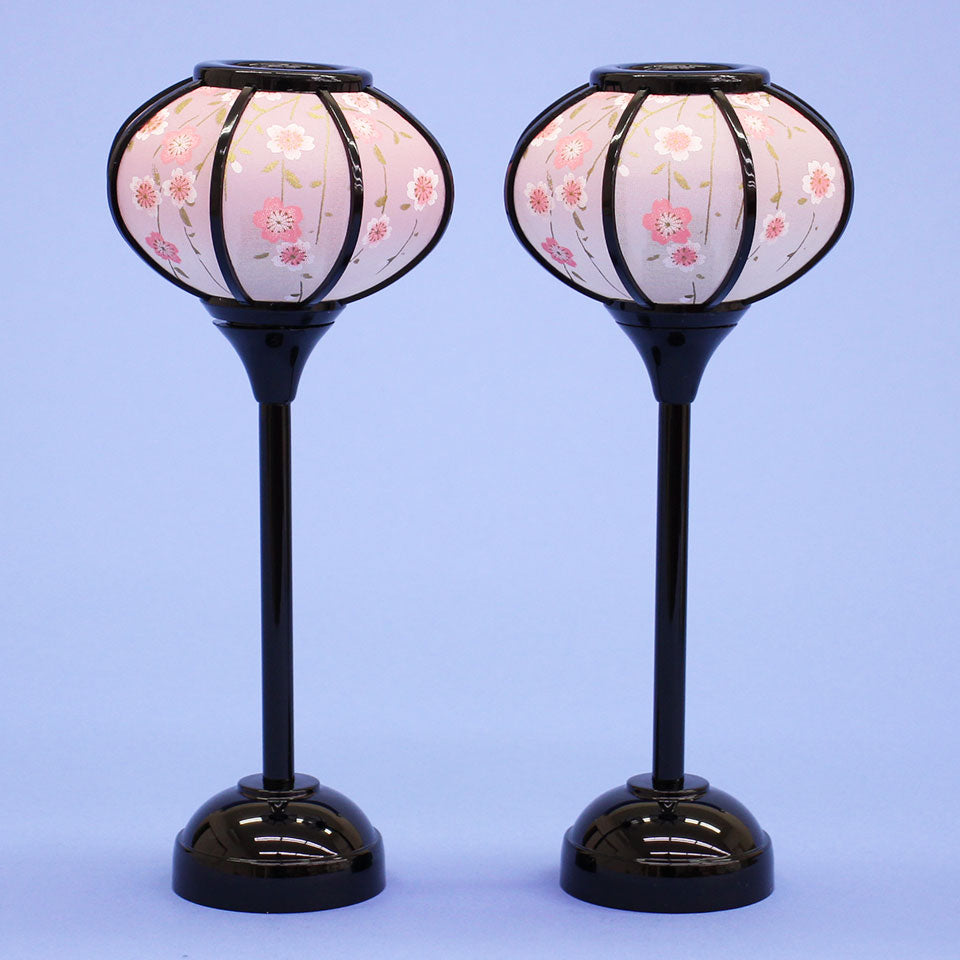 雛人形 ぼんぼり  （樹脂製） 21cm京みゆきコードレス