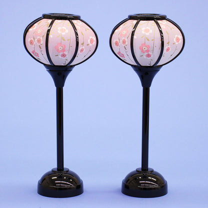 雛人形 ぼんぼり  （樹脂製） 21cm京みゆきコードレス