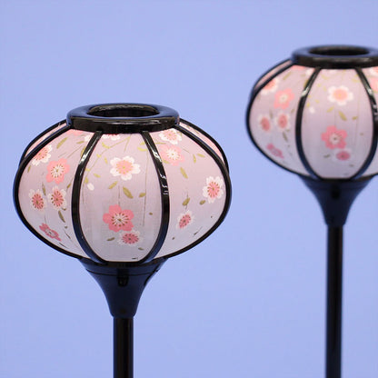 Lanterne poupée Hina (résine) 24 cm Kyomiyuki LED sans fil