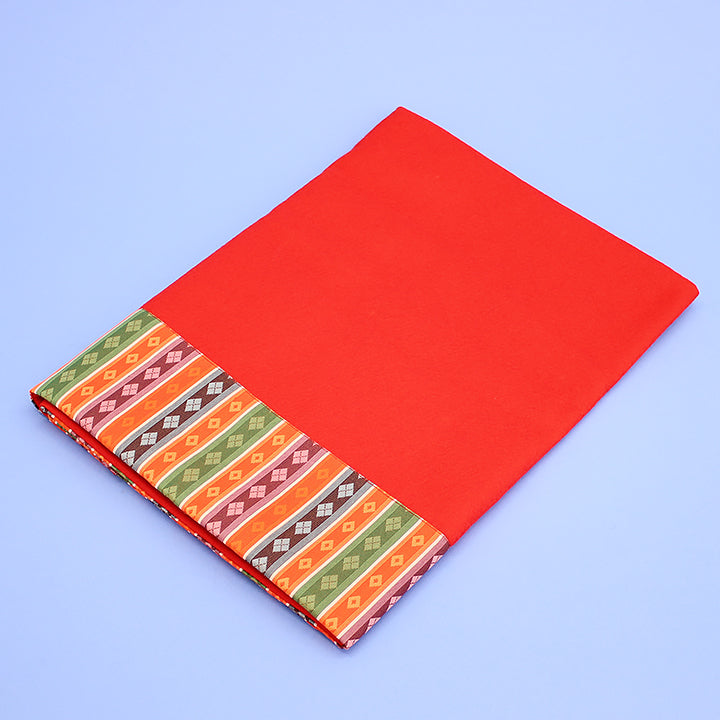 九重フェルト縁つき 赤