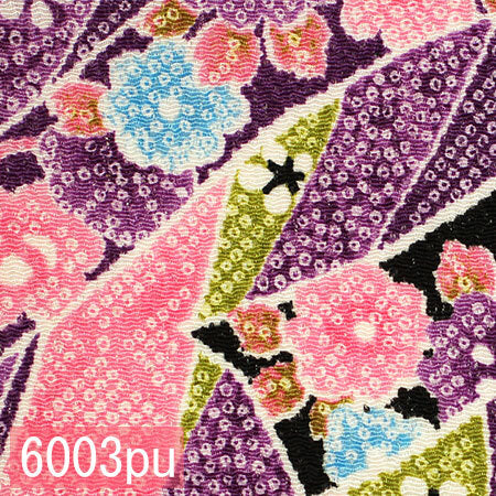 Japanese woven fabric Chirimen  6003pu