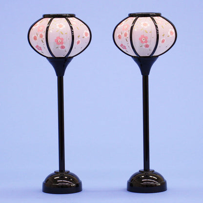 雛人形 ぼんぼり  （樹脂製） 24cm京みゆきLEDコードレス