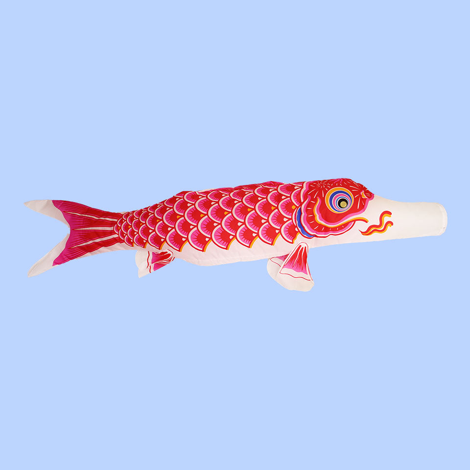 単品鯉のぼり ナイロンスタンダード柄:赤