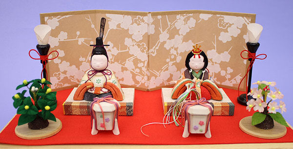 Kimekomi Hina Dolls "Tono-to-HIme" Display Box Set. Created by Koikko