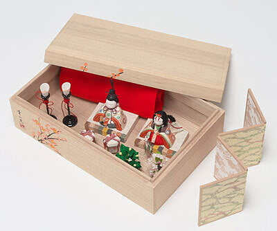 Kimekomi Hina Dolls "Tono-to-HIme" Display Box Set. Created by Koikko