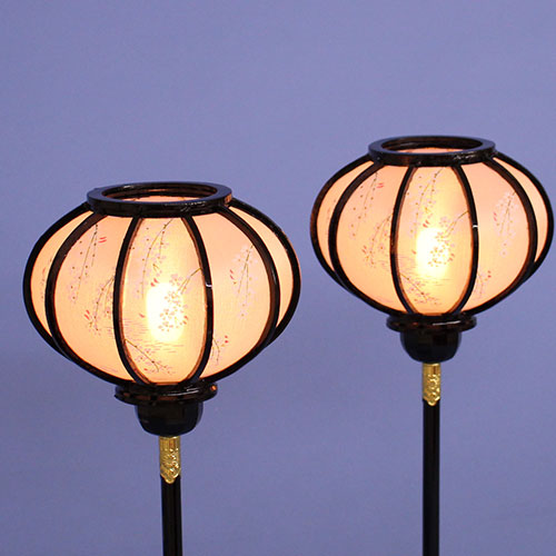 大々型菊灯コード付き　暗所点灯