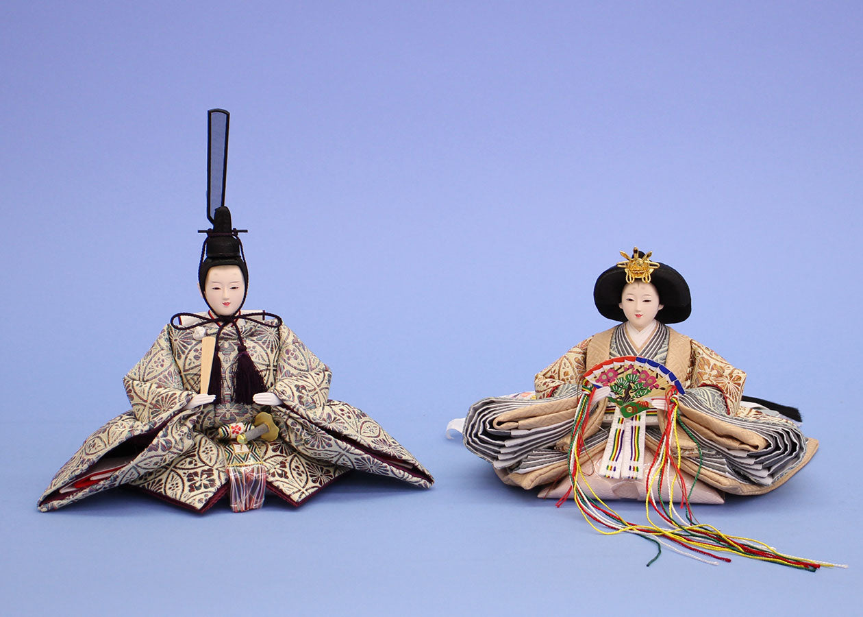 雛人形引き出し式収納飾り　神代60cm　殿姫