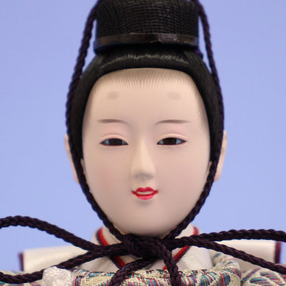 雛人形引き出し式収納飾り　神代60cm　殿顔