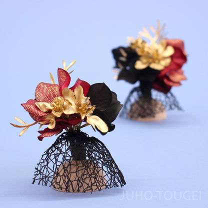 花飾りクイーンアンズレース　ズーム