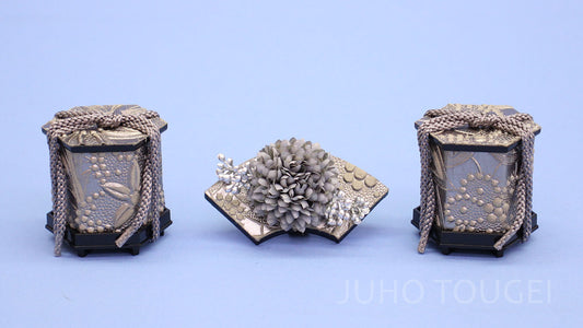 メタルグレー前飾り　