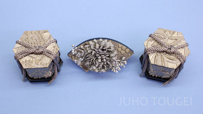 メタルグレー前飾り　上から