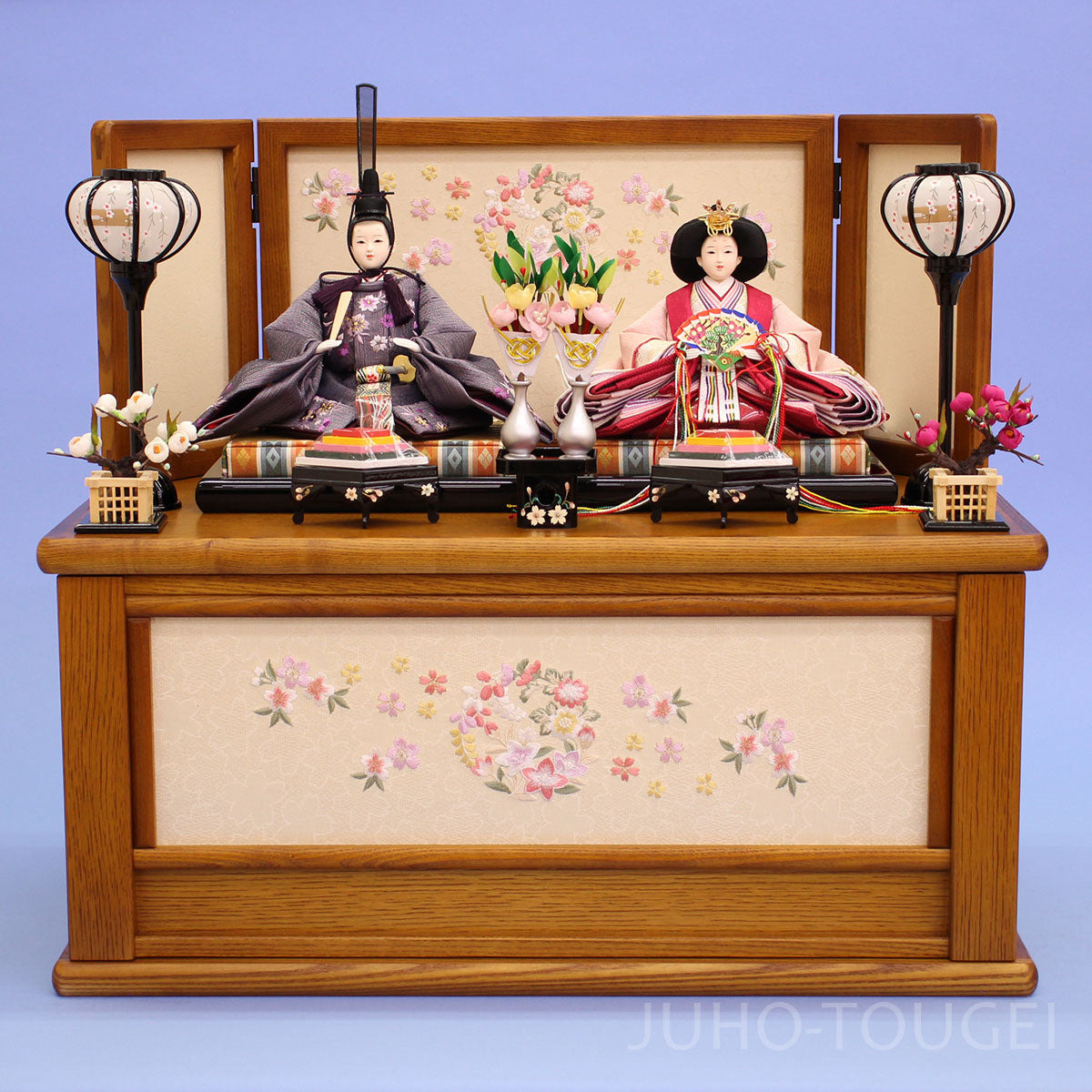 収納タイプの雛人形セットの販売 – 寿鳳人形の東芸